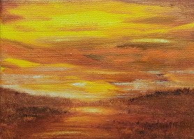 Sunset | oil | 18 x 13 cm